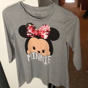 Disney Minnie Tsum Tsum 3/4 sleeve Tee Jr Size